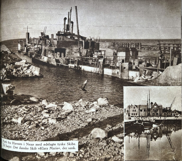 Klara Marie sänkt av ryssarna i Nexö 8 maj 1945