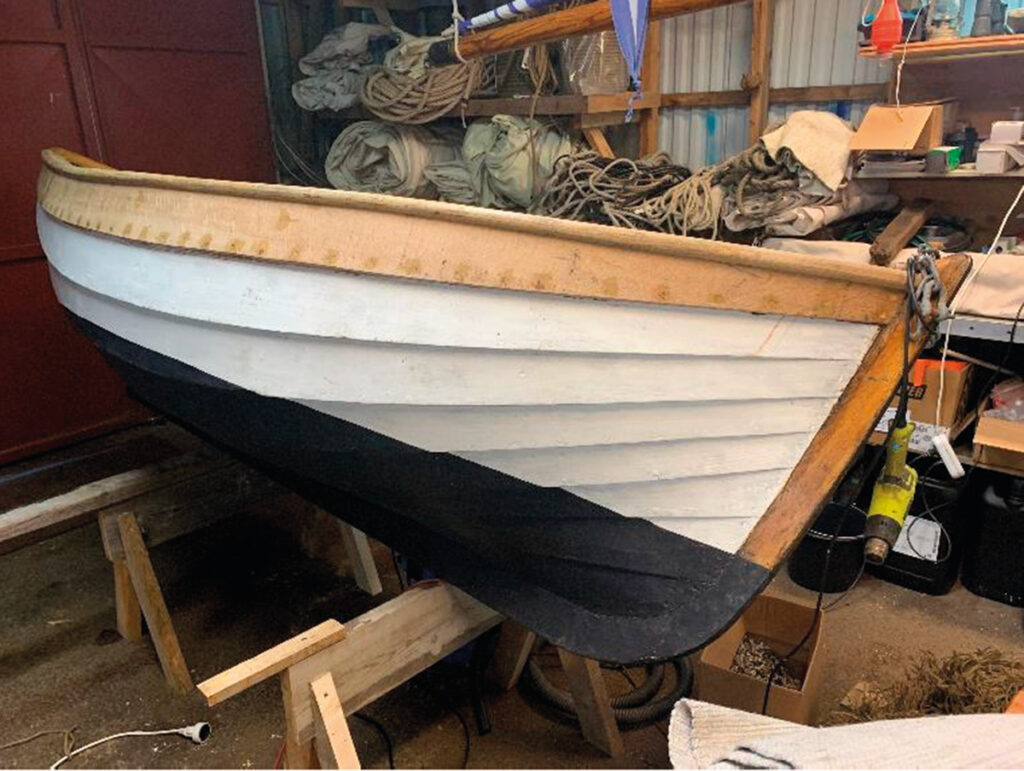 Renovering av Hoppets skeppsbåt